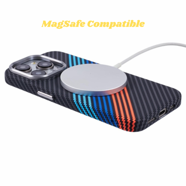 Stripo Carbon MagSafe iPhone Case - Image 3