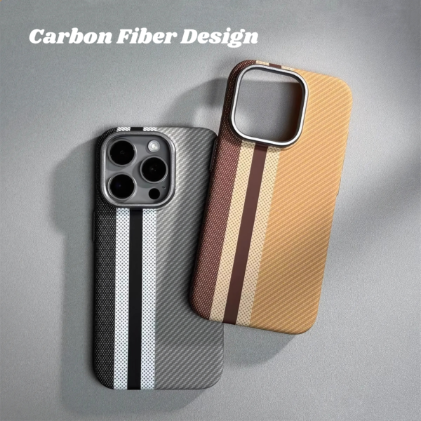 Stripo Carbon MagSafe iPhone Case - Image 4