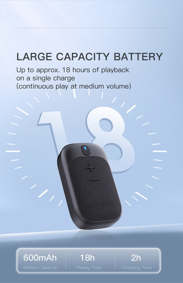 Lewoke Wireless Bluetooth Mini Speaker – Portable Outdoor Waterproof Subwoofer - Image 4