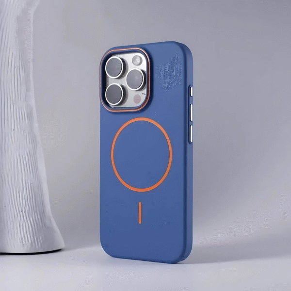 Ultrathin Orange Contrast MagSafe iPhone Case