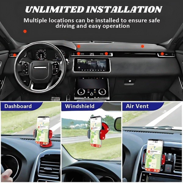 Luxury Crystal Car Phone Mount - Image 4