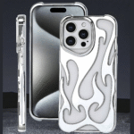 BlazeSkin Chrome Flame iPhone Case