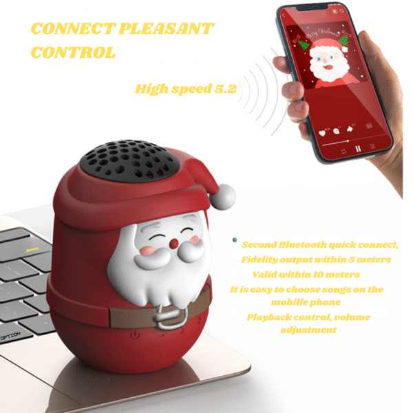 JollyTunes Santa Bluetooth Speaker - Image 4